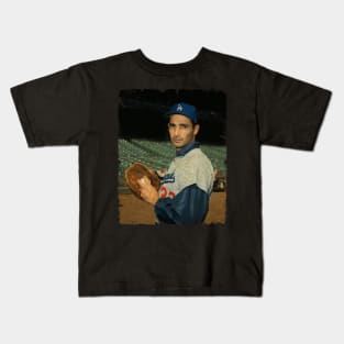 Sandy Koufax in Los Angeles Dodgers Kids T-Shirt